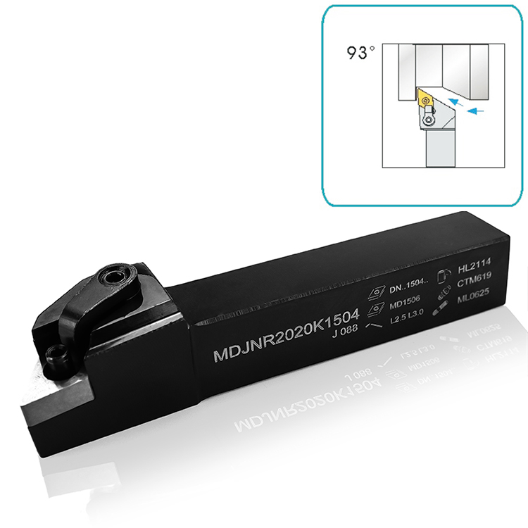 Sandhog CNC Indexable Lathe Conversus Tool Holder pro Caribide Conversus Insert MDJNR/L