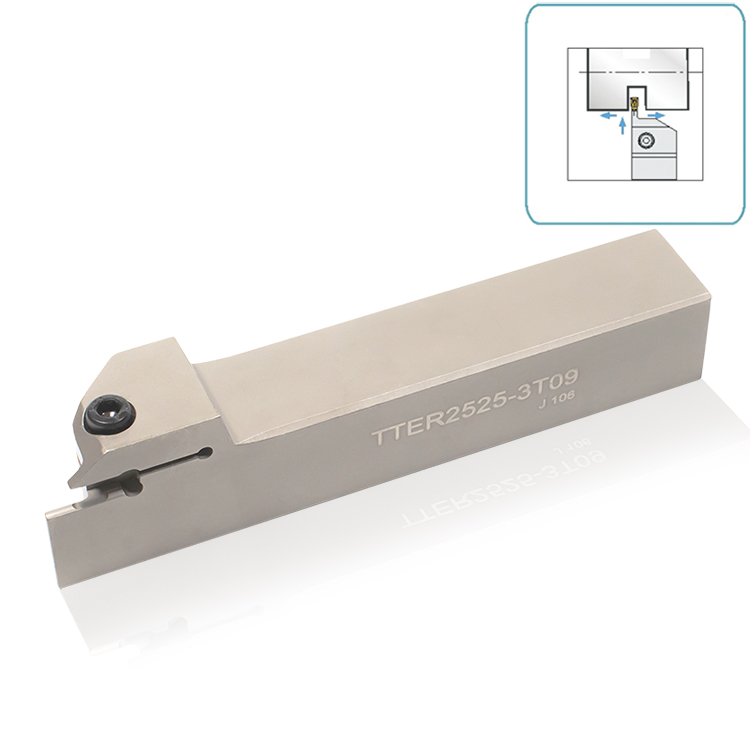 Sandhog CNC Lathe Machina Indexable Secans Grooving Instrumentum Holder Tungsten Carbide Insert TTER