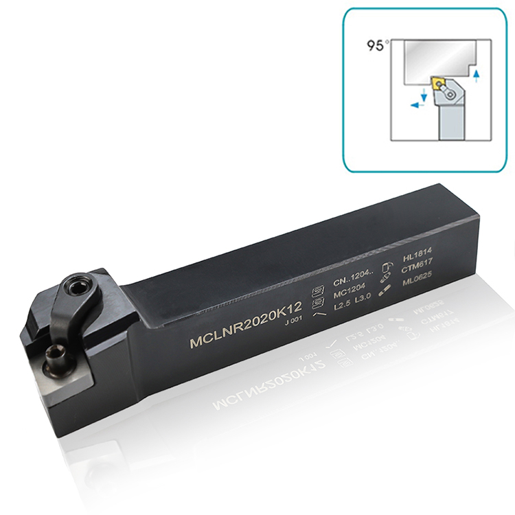 Sandhog CNC Apparatus Secans Tool Tungsten Carbide Insert Externi Conversus Tool Holder MCLNR2020K12