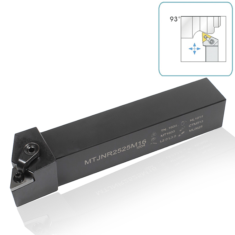 Sandhog CNC Tool Tungsten Carbide Insert Indexable External Conversus Tool Holder MTJNR2525M16