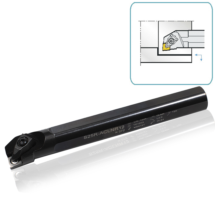 Sandhog Indexable Internum Conversus Tool Holder secans Mors Boring Bar